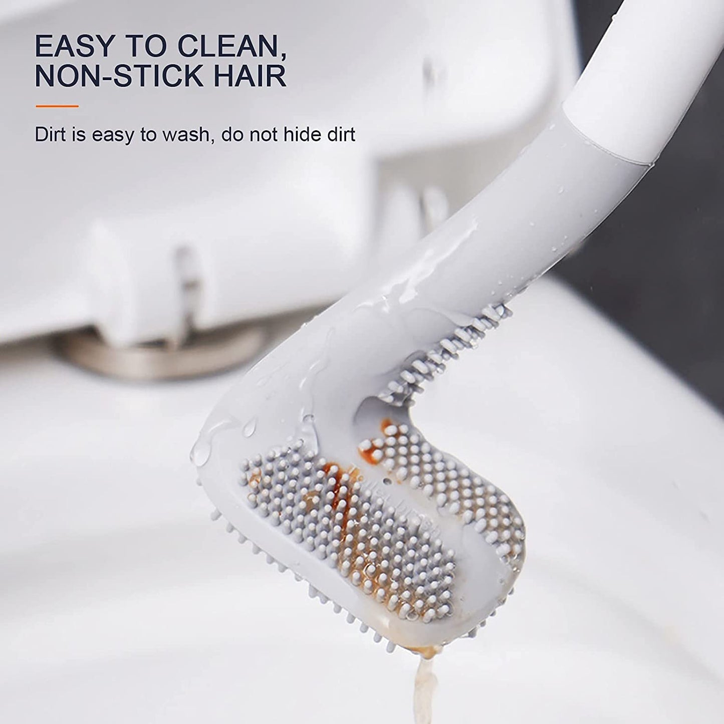 Golf Style Toilet Brush Bathroom Cleaning with High Quality Long Handle